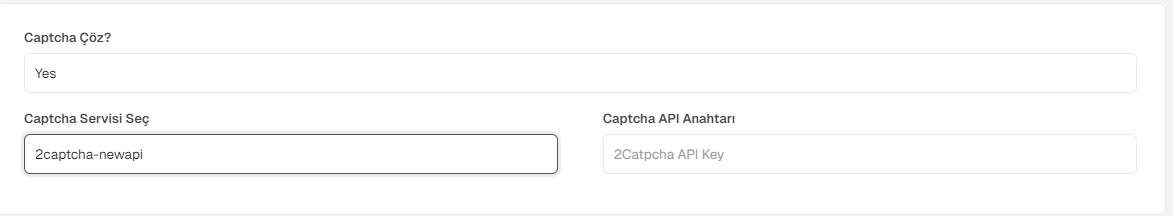 weSeo captcha ayarları
